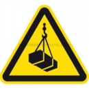 Gefahrenzeichen: Warnung vor schwebender Last nach ISO 7010 (W 015)