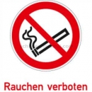 Gefahrenzeichen: Folie für Warnaufsteller - Rauchen verboten