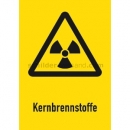 Gefahrenzeichen: Kombischild Kernbrennstoffe