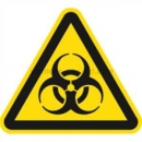Gefahrenzeichen: Warnung vor Biogefährdung nach ISO 7010 (W 009)