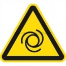 Gefahrenzeichen: Warnung vor automatischem Anlauf nach ISO 7010 (W 018)