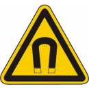 Gefahrenzeichen: Warnung vor magnetischem Feld (BGV A8 W 13)