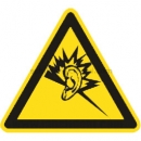 Gefahrenzeichen: Warnung vor Gehörschäden (BGV A8 W 84)
