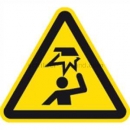Gefahrenzeichen: Warnung vor Stoßverletzungen nach ISO 7010 (W 020)
