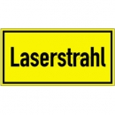 Gefahrenzeichen: Laserstrahl