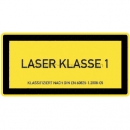 Gefahrenzeichen: Laser Klasse 1