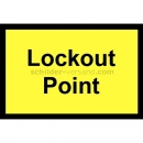 Gefahrenzeichen: Lockout Point - Sperrpunkt